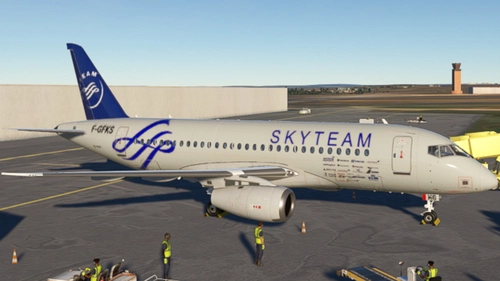Sukhoi Superjet 100 - SkyTeam (Fictional)