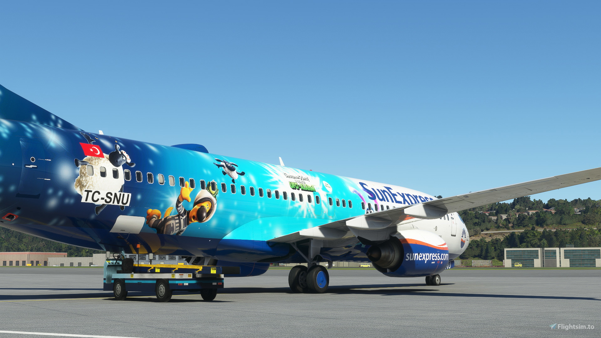 Sunexpress 737-800 (TC-SNU) (Shaun the Sheep) for Microsoft Flight