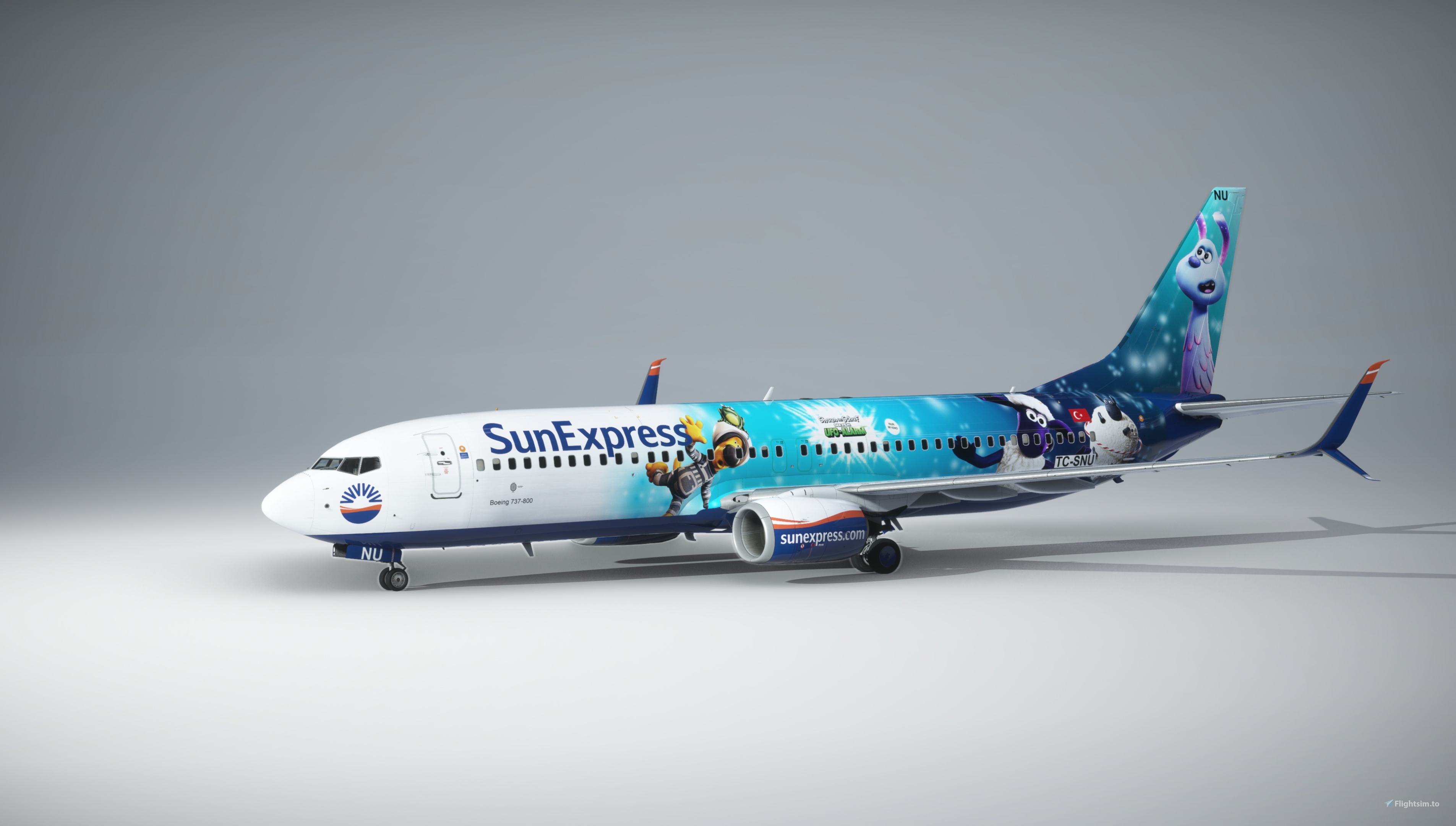 Sunexpress 737-800 (TC-SNU) (Shaun the Sheep) for Microsoft Flight