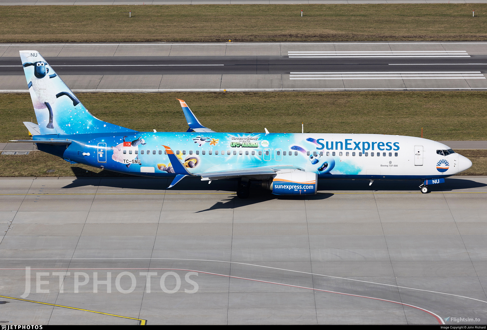 Sunexpress 737-800 (TC-SNU) (Shaun the Sheep) for Microsoft Flight