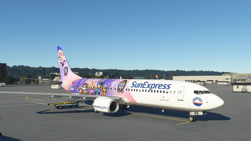 Sunexpress 737-800 (TC-SPE) (Paw Patrol: The Mighty Movie)
