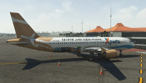 Super Air Jet ("Xpora by BNI" c/s) PK-SAE for Fenix Simulations A320