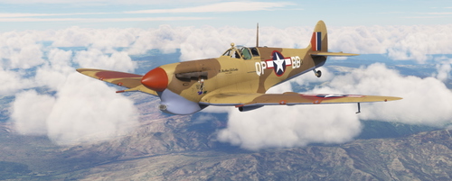 Supermarine Spitfire Mk.V  Tropical USAAF 52nd FG, 2nd FS, QP-BB