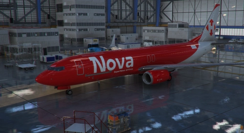 SuperNova Airlines livery for PMDG BDSF 737-800 