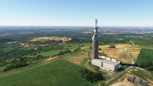 Sutton Common BT Tower, Cheshire, United Kingdom.