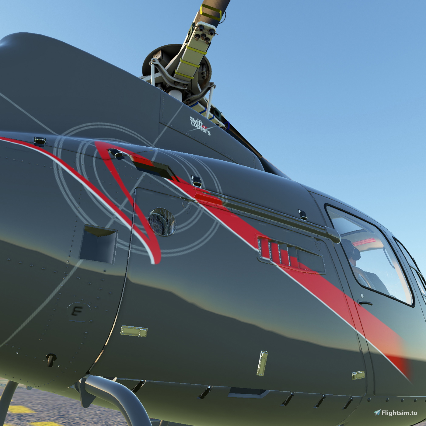 N911dc Swiftcopters - HB-ZSL CowanSim H125 Livery のために Microsoft Flight ...