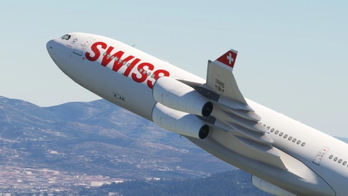 Swiss A340-300 HB-JMI [FSX CONVERTED]