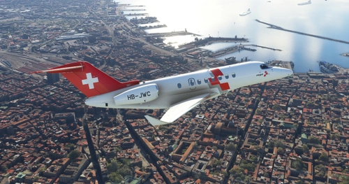 Swiss Air Ambulance / Swiss Air-Rescue Rega Asobo Cessna Citation Longitude