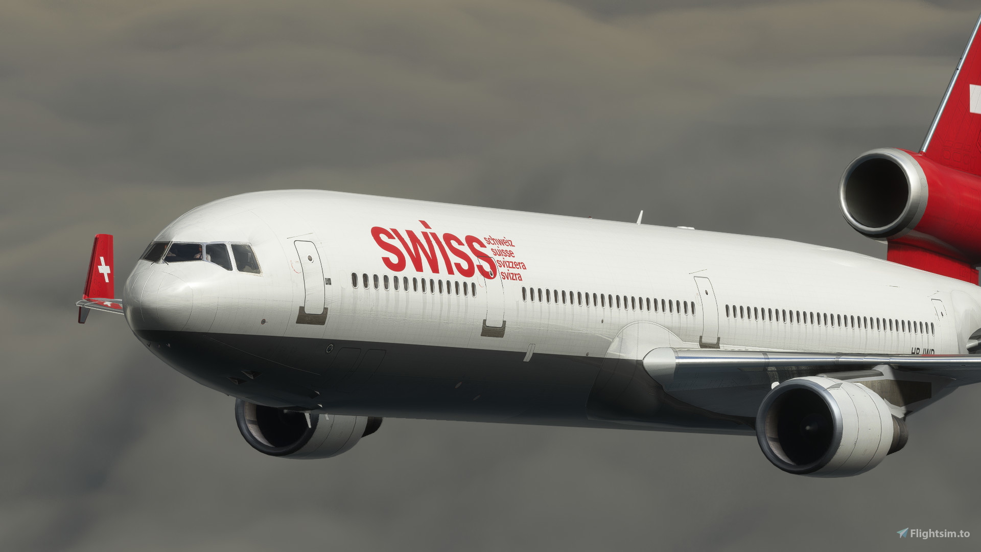 schabak1/600スイス航空MD-11 スイス航空 McDonnell Douglas MD-11 HB-IWG 関西国際空港 航空