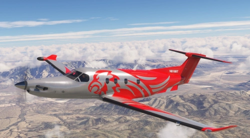 SWS PC-12 Red Eagle (M-NGSN / OY-PPP)
