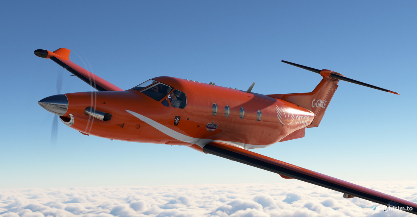 Sws Pc SWS PC12 Ornge | Fleet Pack 对于 Microsoft Flight Simulator | MSFS