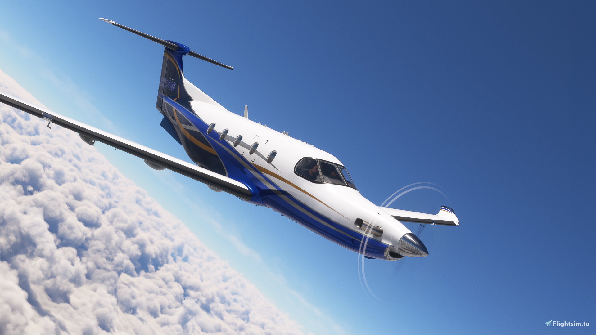 SWS Pilatus PC-12/47-4B | N900HS with Custom Interior and Dynamic Registration - Image 1