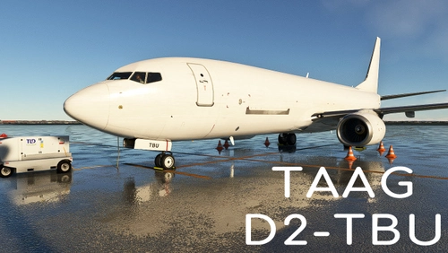 TAAG Angola Airlines ( D2-TBU ) PMDG 737-800BCF 8K w/CONFIG
