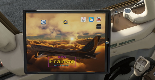 TABLETTE   PMDG 737 - 600, 700, 800, 900 au couleur  RGSfrancevoyage -( a jour le 21/03/2024 )