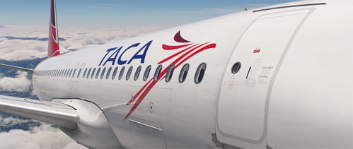 TACA  N499TA | 2008 Fuselage/Cabin in 8k for Fenix Simulation A320v2