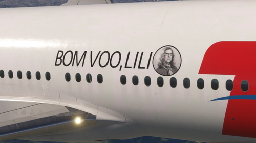 TAM "Bom voo, Lili" PT-MUE | w/Cabin | 4K 