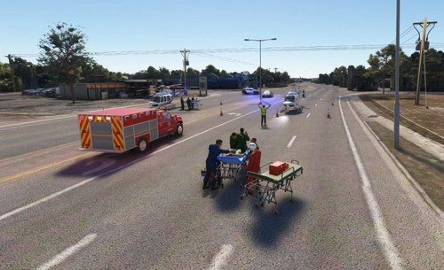 Tampa Florida EMS Scene Flights