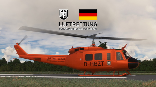 Taog44's UH-1H Huey Iroquois LUFTRETTUNG BUNDESMINISTERIUM DESINNERN "D-HBZT" (Fictional)