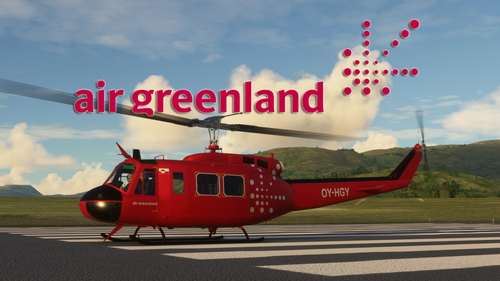 Taog44's UH-1H Huey Iroquois "OY-HGY" Air Greenland (Fictional)