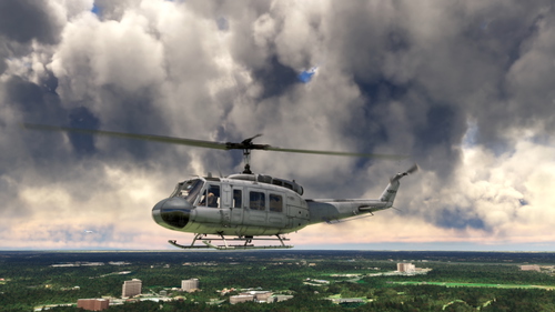 Taog's Hangar Grey UH-1H Military version