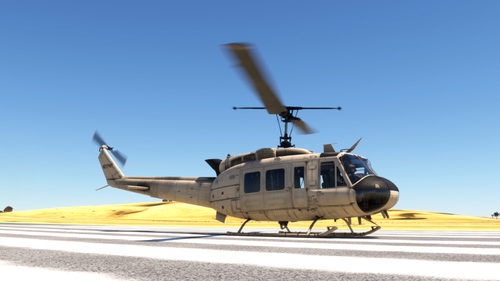 Taog's Hangar UH-1H Desert Huey