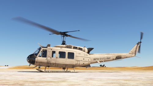 Taog's Hangar UH-1H Desert Huey U S ARMY VERSION
