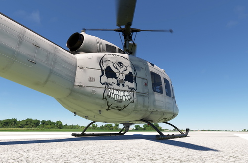 Taog's Hangar UH-1H "Skully" Livery