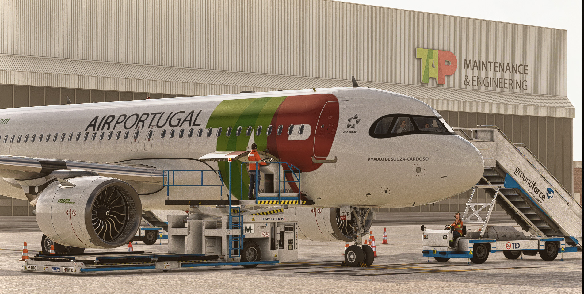 [A32NX] TAP Air Portugal A320Neo Livery (FlyByWire A320) (CS-TVG) - Image 1