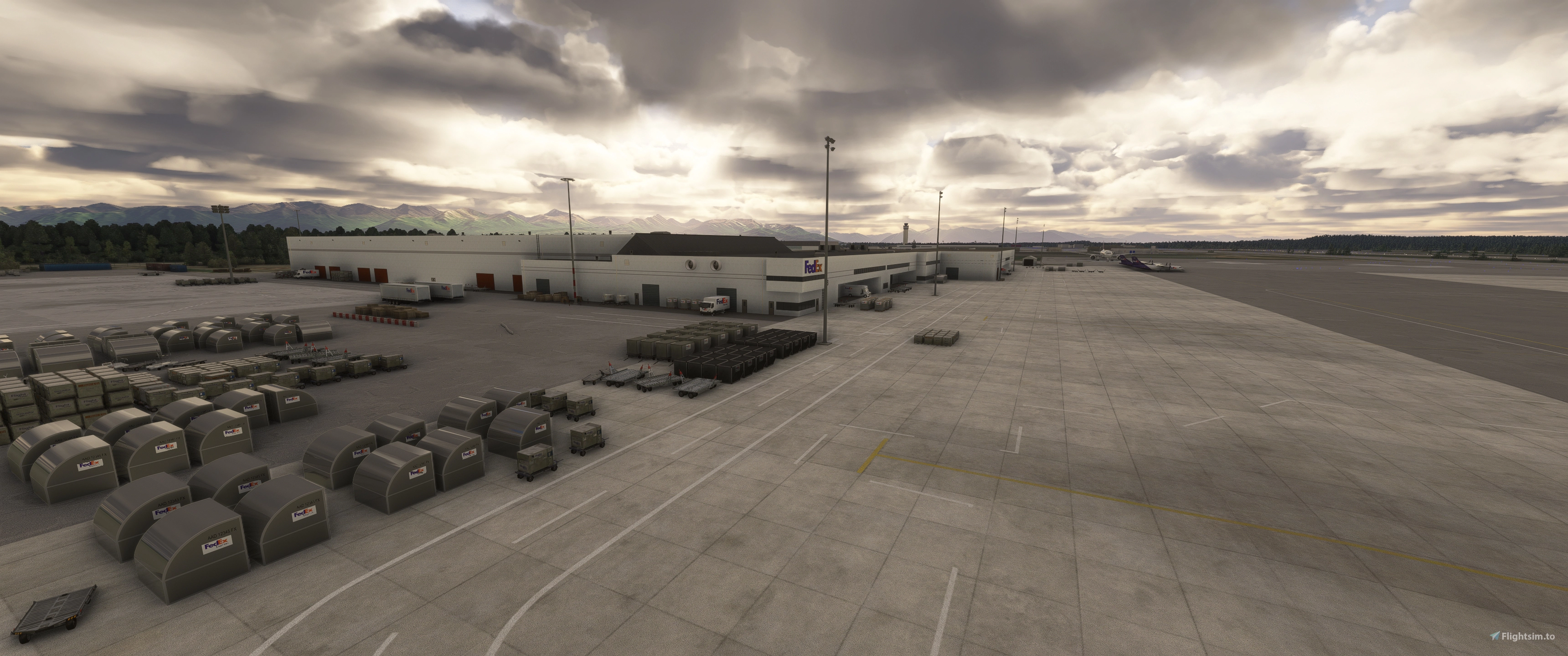 Ted Stevens Anchorage International Airport, Anchorage AK USA - PANC (MS2020 V3.1) / (MSFS2024 V1.1) - Image 1