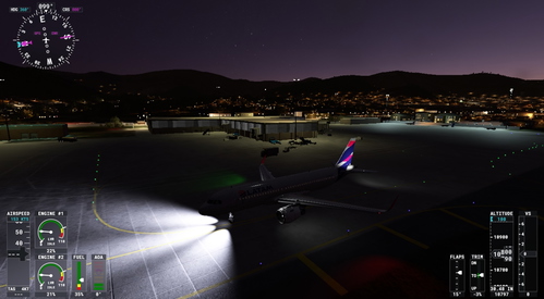 Teniente Alejandro Velazco Astete Int. Airport SPZO CUSCO PERU (Ilumination) by SPIFR