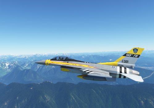 Texas ANG Heritage Jet