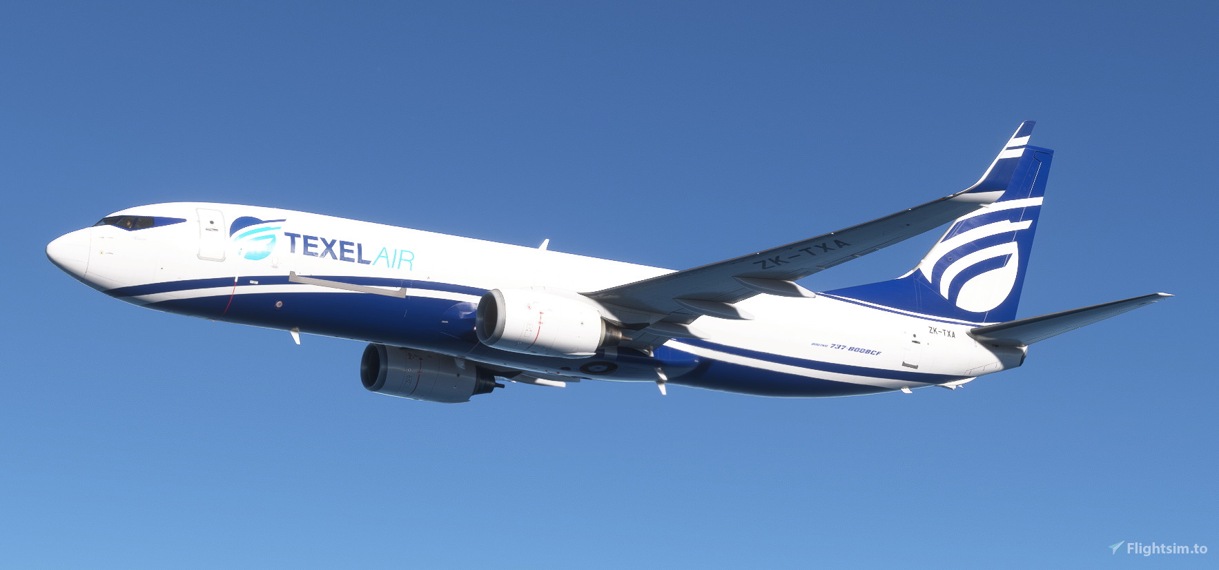 Texel Air (New Zealand) ZK-TXA 'Karen' | PMDG 737-800BCF [4K] for