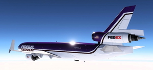 TFDi MD-11F- FedEx Old Colors thumbnail 3