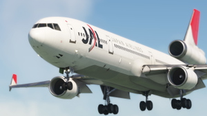 TFDi MD-11 Japan Airlines 'Arc of the sun' (JA8582) thumbnail 3