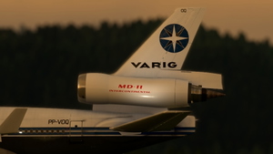 TFDI MD-11 VARIG PP-VOQ w/Cabin thumbnail 19