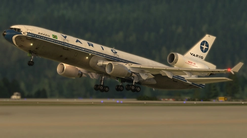 TFDI MD-11 VARIG PP-VOQ w/Cabin
