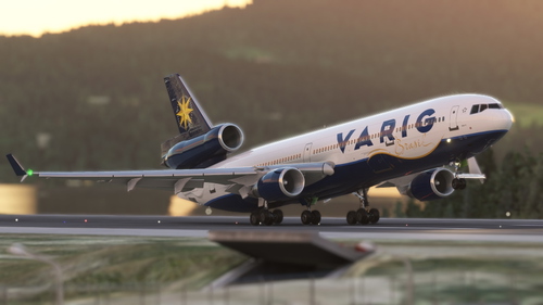 TFDI MD-11 VARIG PP-VQF w/Cabin