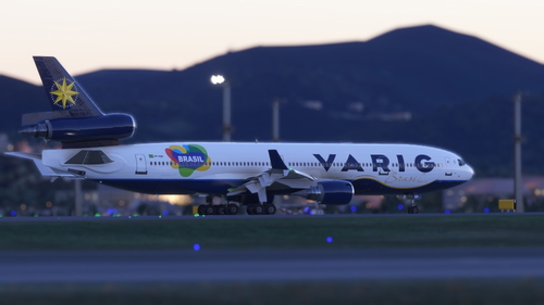 TFDI MD-11 VARIG PP-VQK w/Cabin