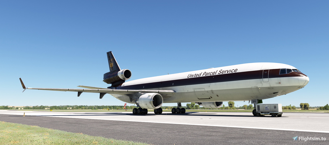 TFDI MD-11F GE UPS RETRO [N253UP] for Microsoft Flight Simulator | MSFS