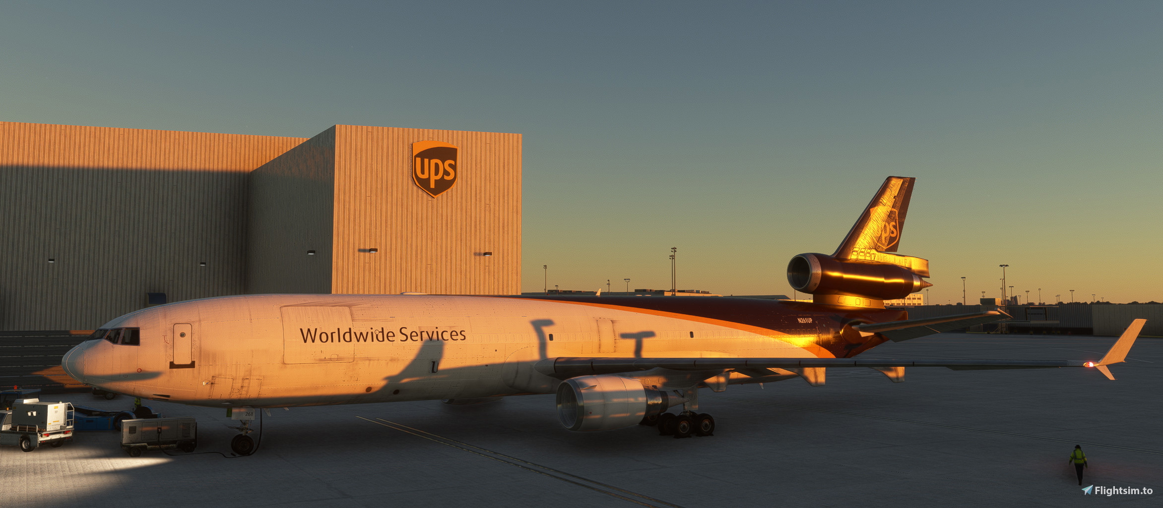 TFDI MD-11F N261UP UPS Modern Livery  - Image 1