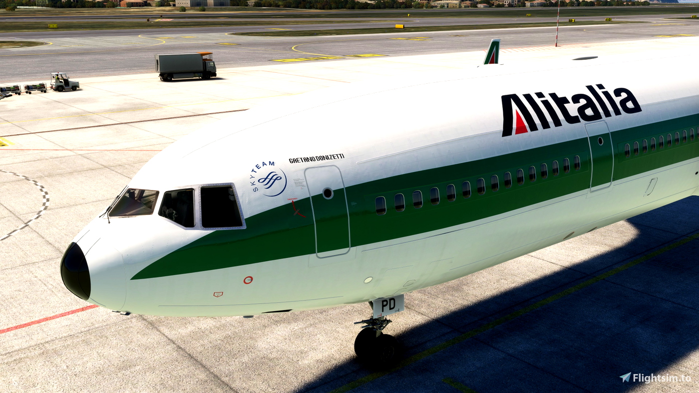TFDi MD11 [GE PAX] Alitalia (2001-2003) I-DUPD 8k for Microsoft Flight ...