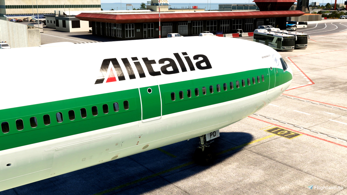 TFDi MD11 [GE PAX] Alitalia (2001-2003) I-DUPD 8k for Microsoft Flight ...