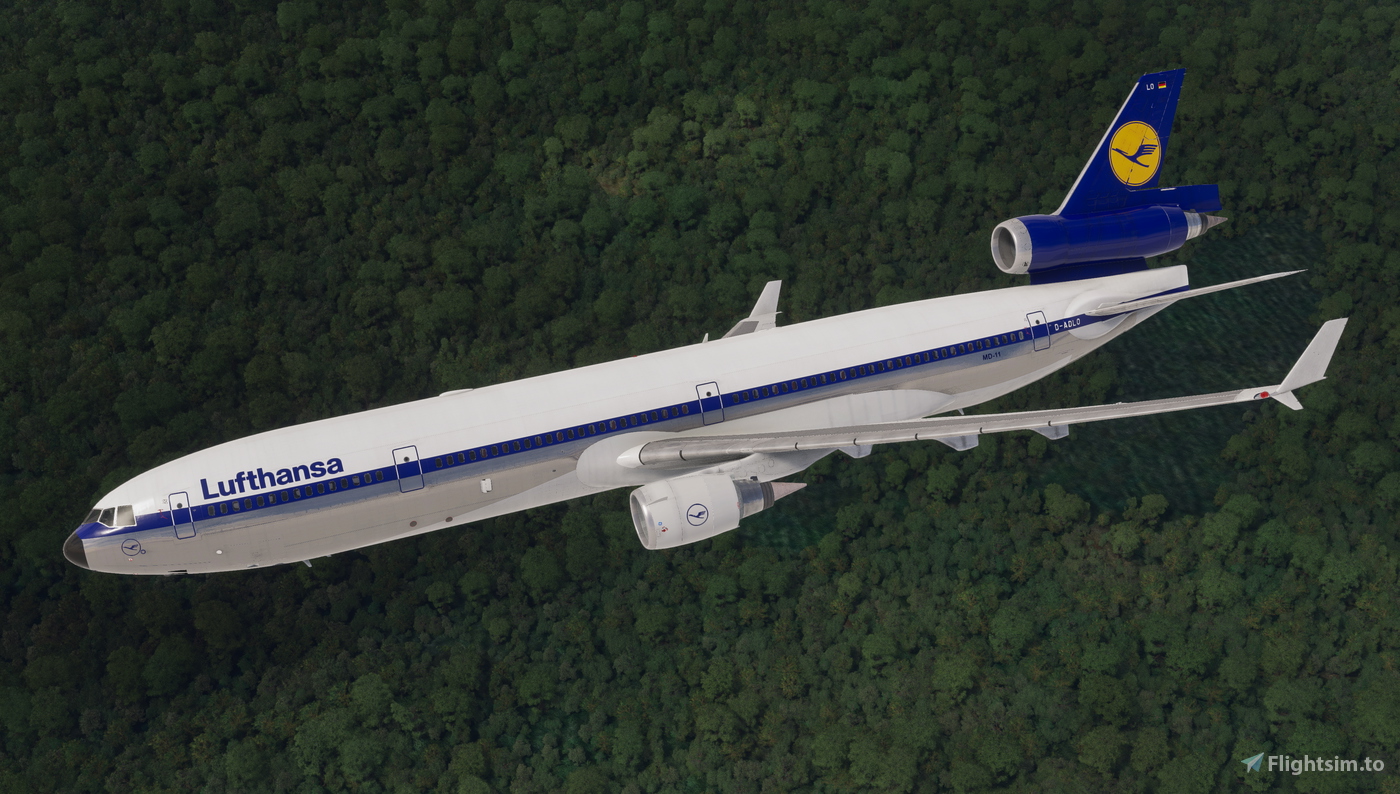 TFDI MD11 Lufthansa | D-ADLO (Fictional) for Microsoft Flight Simulator ...