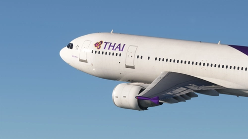 Thai Airways [HS-TAZ] w/ Cabin Inibuilds A300-600R