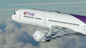 Thai Airways [HS-TWA] Boeing 787-9 HorizonSim [8K+4K] thumbnail 1