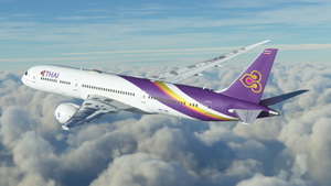 Thai Airways [HS-TWA] Boeing 787-9 HorizonSim [8K+4K] thumbnail 2