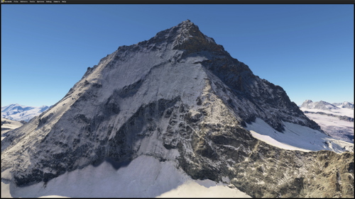 The Dent Blanche + Surrounding Mountains