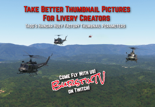 Thumbnail Perameters for livery makers of the Taog's Hangar Huey / UH-1H