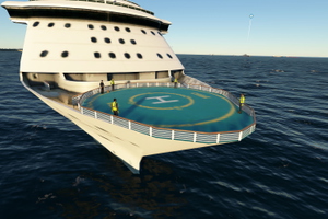 Tokyo - Yokohama Ships Helipad / Aircraft Carrier Scenery V2.0 thumbnail 4