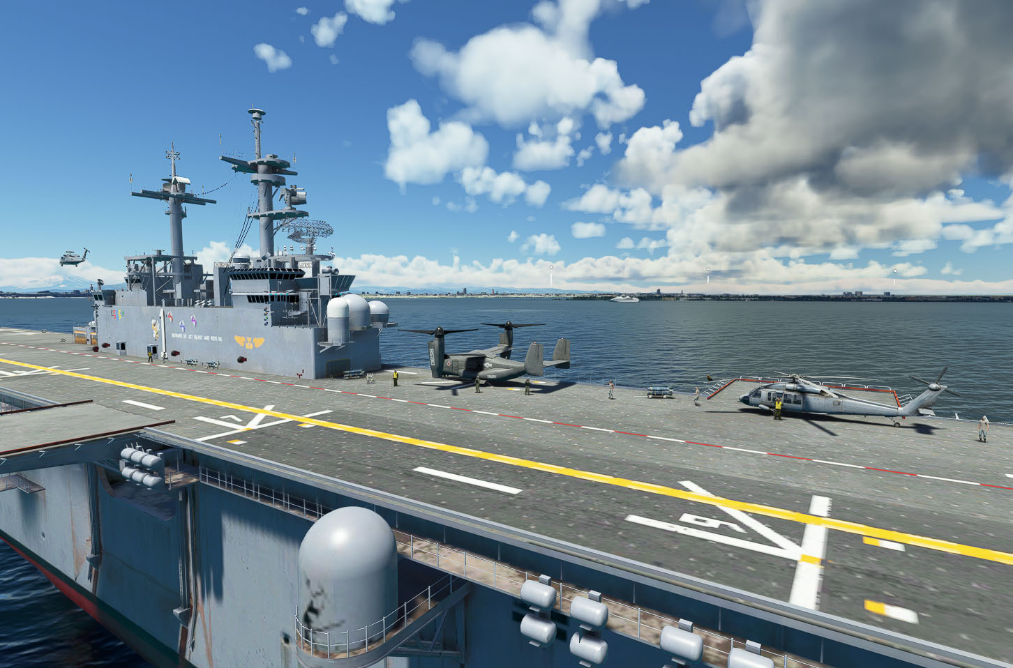 Tokyo - Yokohama Ships Helipad / Aircraft Carrier Scenery V2.0 - Image 1